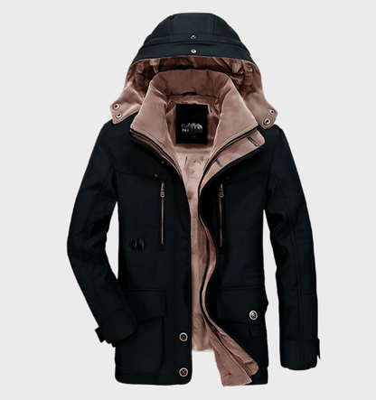 Chaqueta de Invierno Cálida de Hombre | Con Capucha
