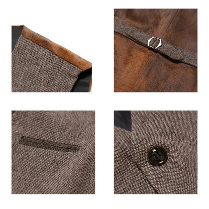 Chaleco Vintage de Hombre | Cuello en V