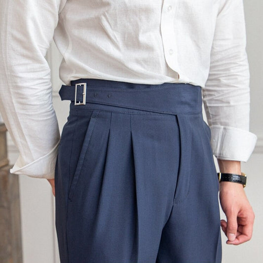 Pantalones Plisados de Hombre | Talle Alto