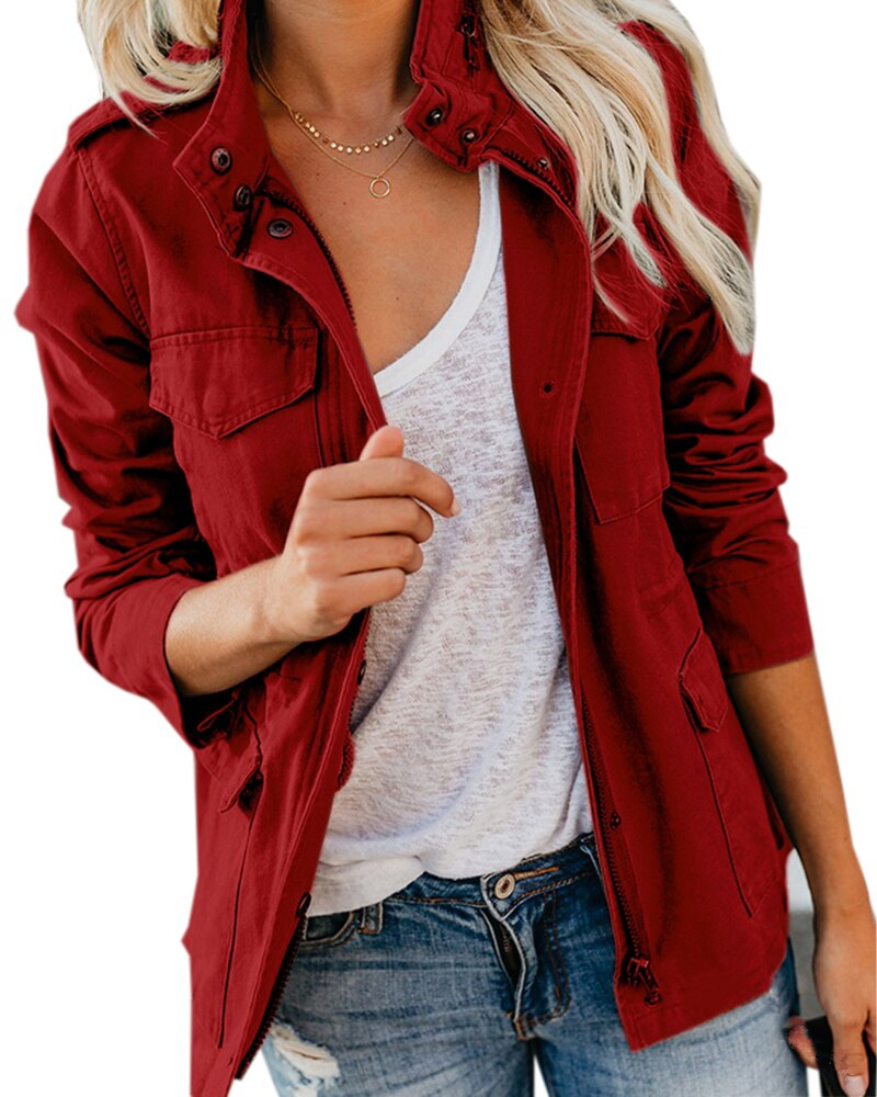 Chaqueta utilitaria para mujer | Bolsillos delanteros