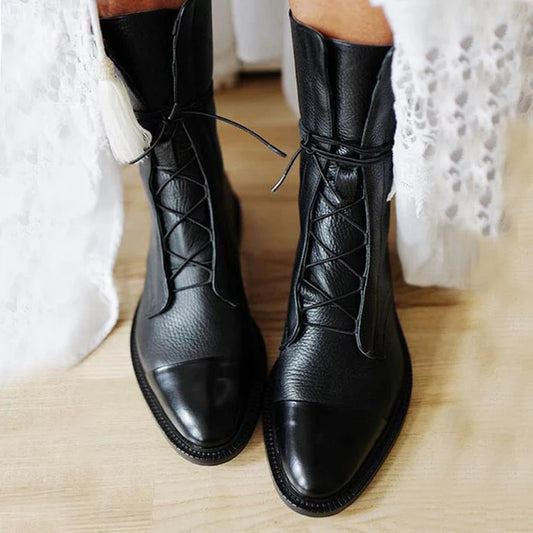 Botines de Mujer con Tacón | Con Cordones