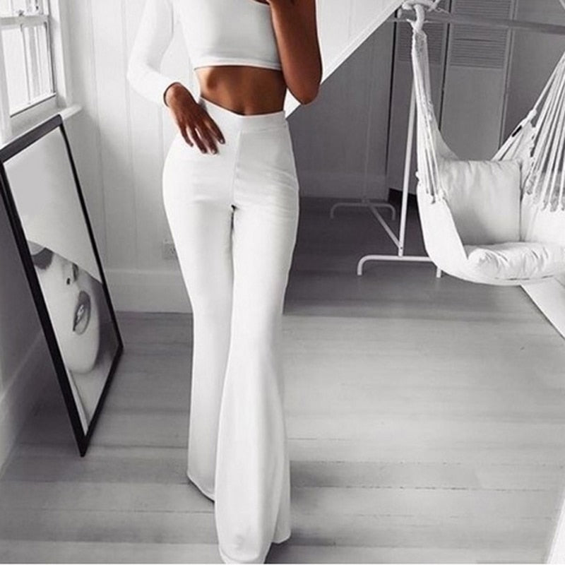 Pantalones de Mujer Tiro Alto | Bota Acampanada