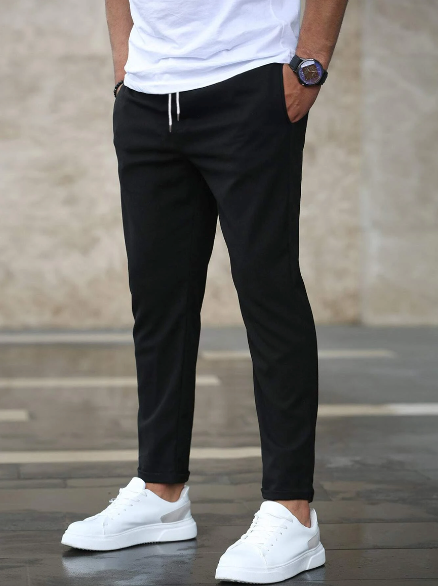 Pantalones Elásticos de Hombre | Cintura con Cordón