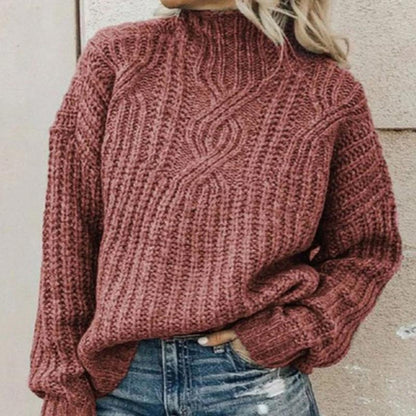 Suéter de Punto de Mujer | Cuello Alto