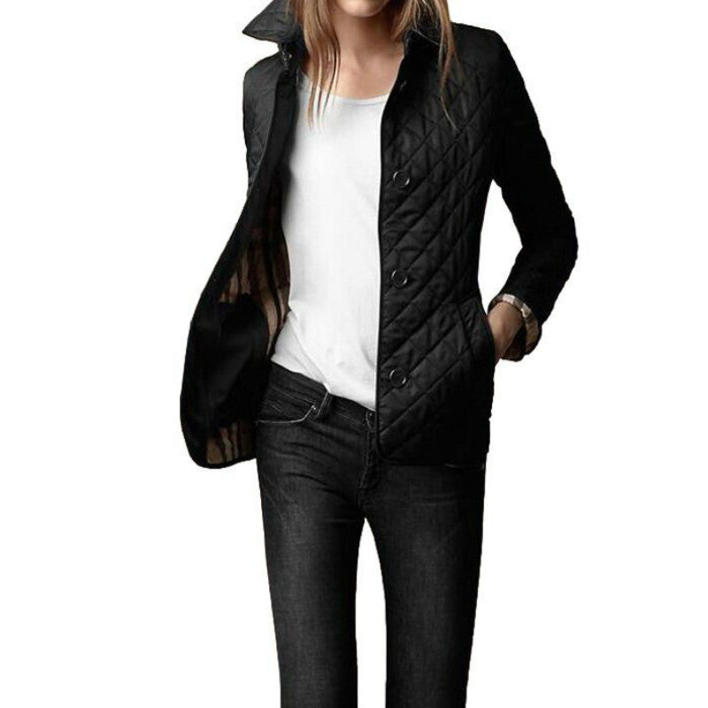 Chaqueta acolchada para mujer | Cierre de botones