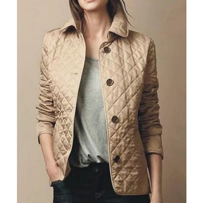 Chaqueta acolchada para mujer | Cierre de botones