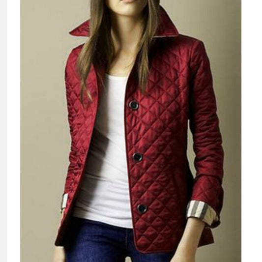 Chaqueta acolchada para mujer | Cierre de botones