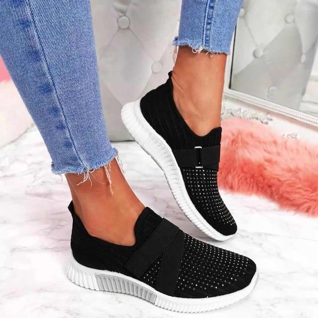 Zapatillas Sin Cordones de Mujer | Velcro