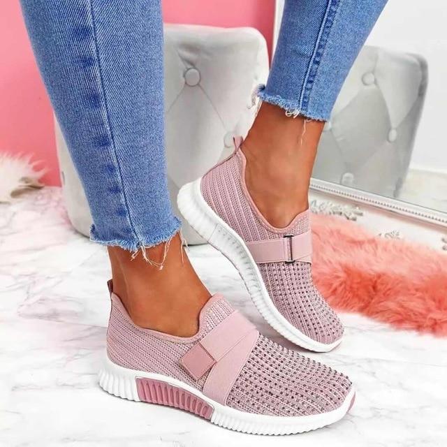 Zapatillas Sin Cordones de Mujer | Velcro