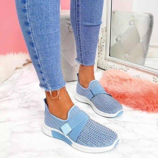 Zapatillas Sin Cordones de Mujer | Velcro