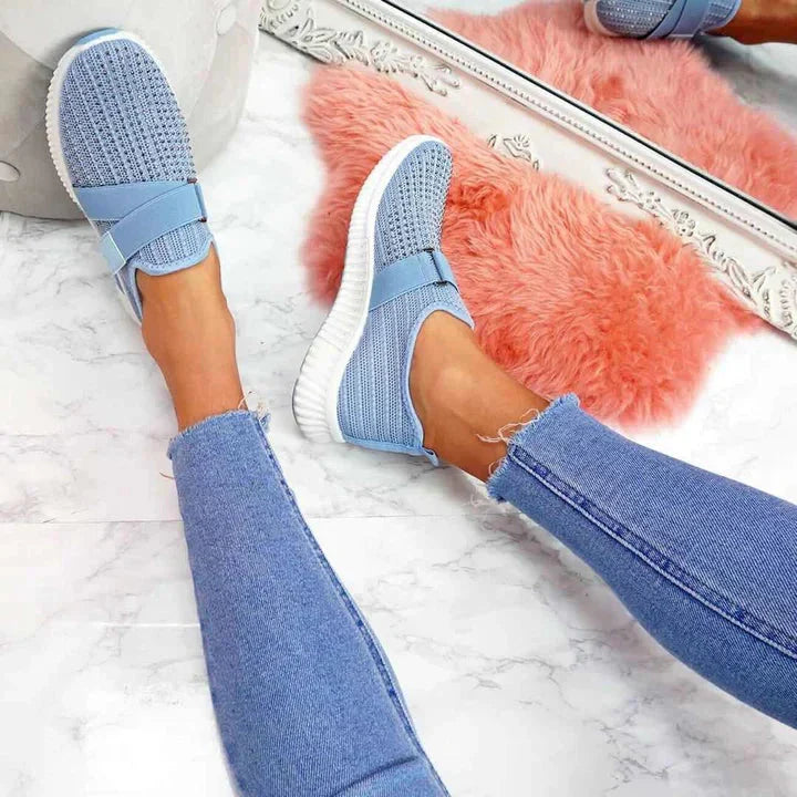 Zapatillas Sin Cordones de Mujer | Velcro