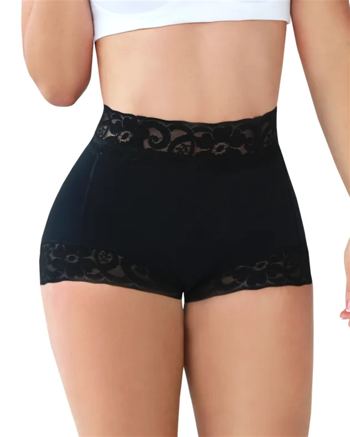 High waisted butt lifter briefs