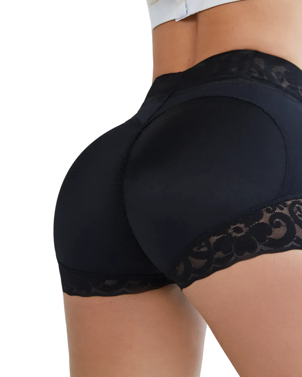 High waisted butt lifter briefs