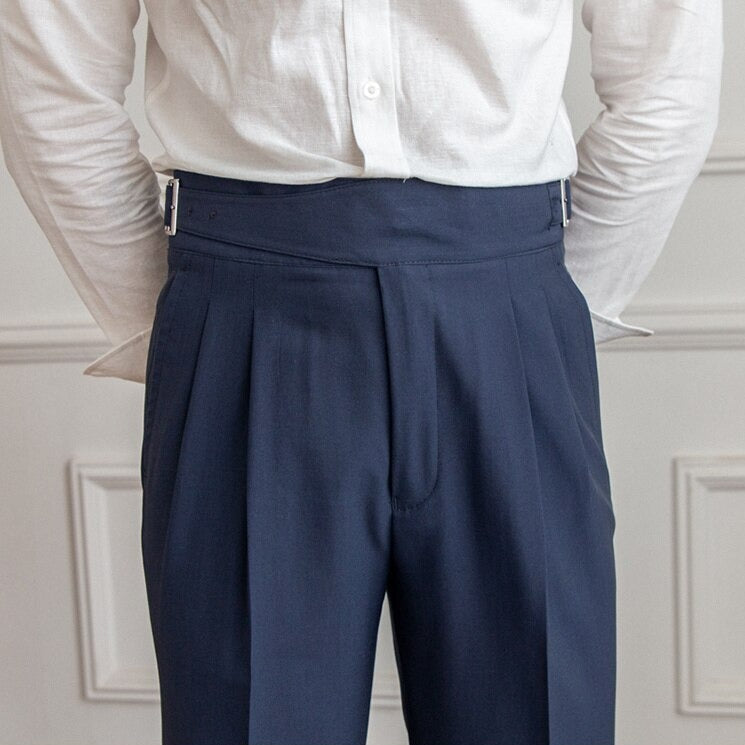 Pantalones Plisados de Hombre | Talle Alto