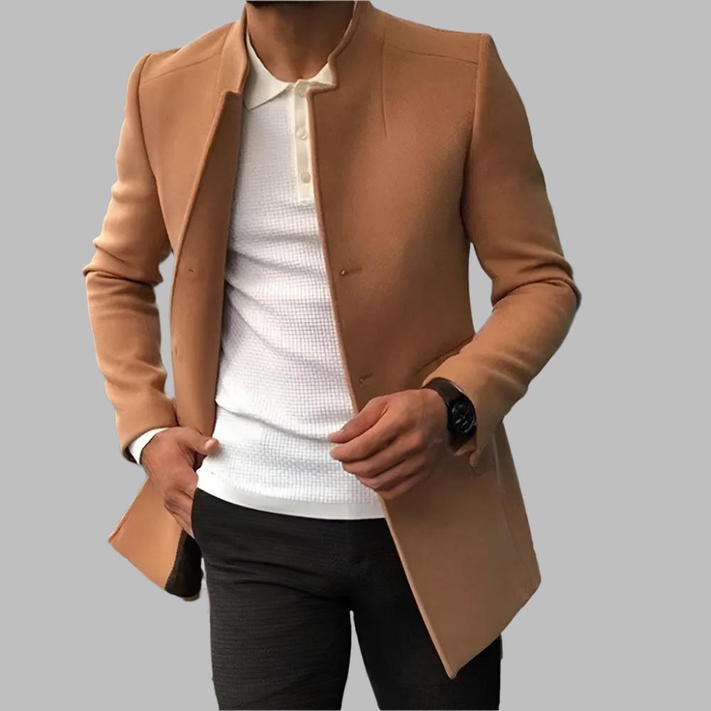 Abrigo sin Botones de Hombre | Corte Ajustado