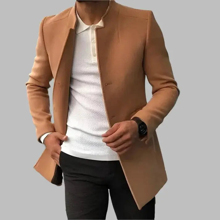 Abrigo sin Botones de Hombre | Corte Ajustado