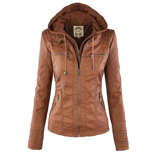 Chaqueta con capucha para mujer | Múltiples bolsillos