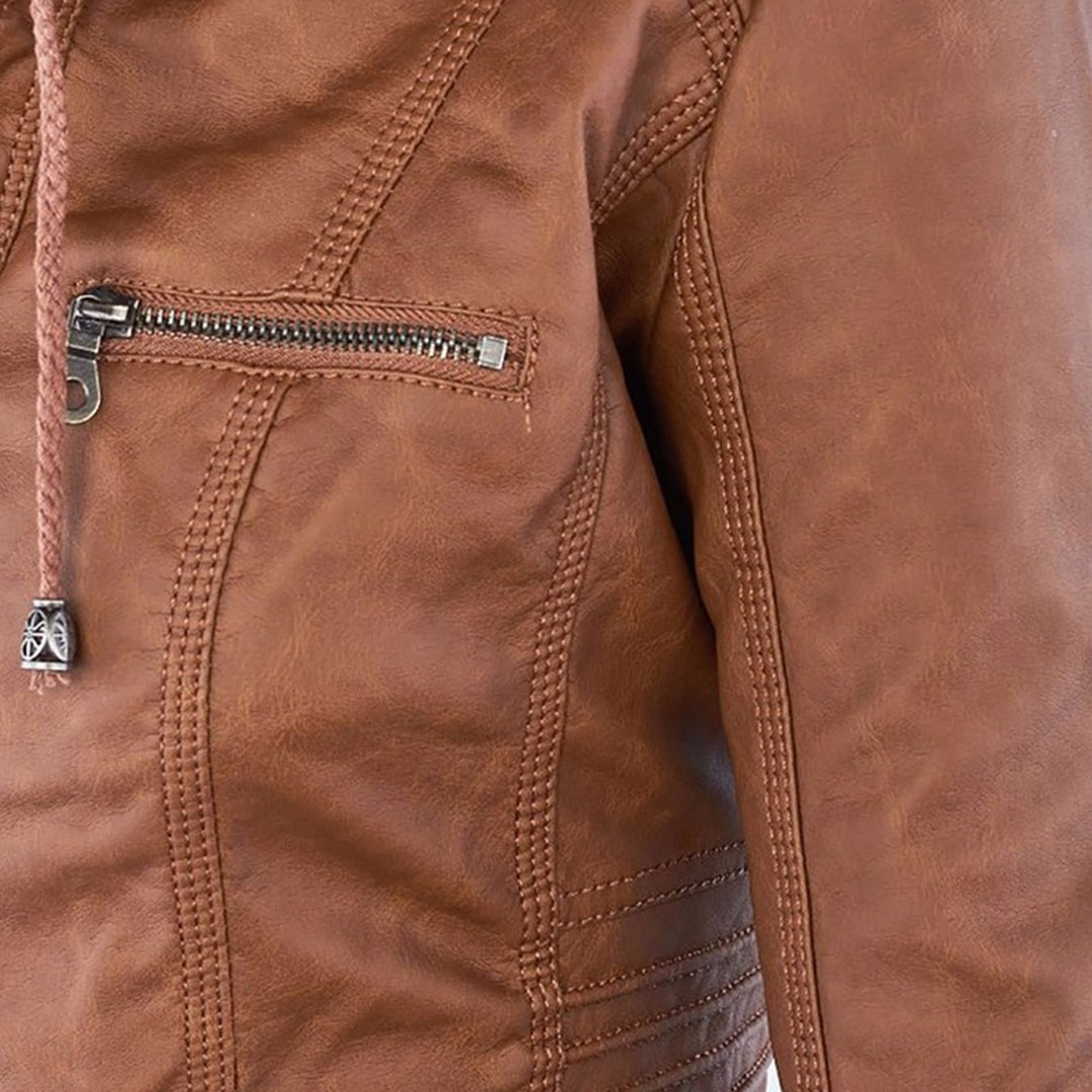 Chaqueta con capucha para mujer | Múltiples bolsillos