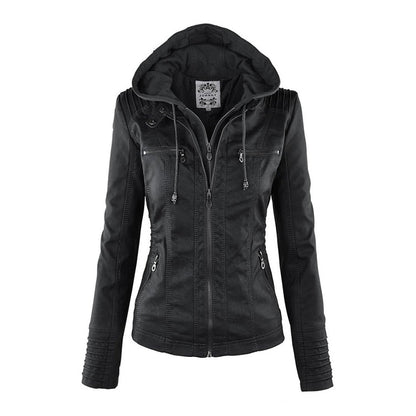 Chaqueta con capucha para mujer | Múltiples bolsillos