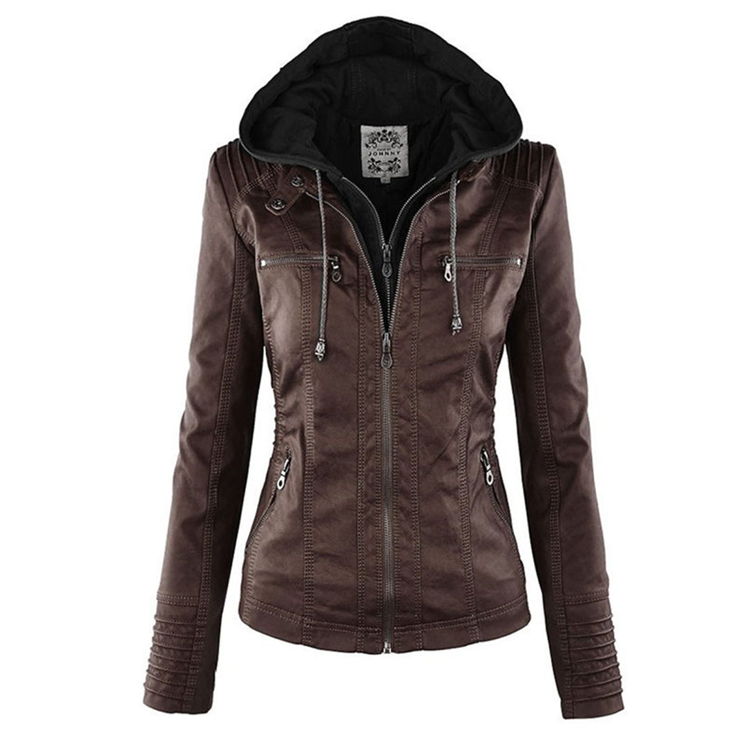 Chaqueta con capucha para mujer | Múltiples bolsillos