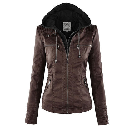 Chaqueta con capucha para mujer | Múltiples bolsillos