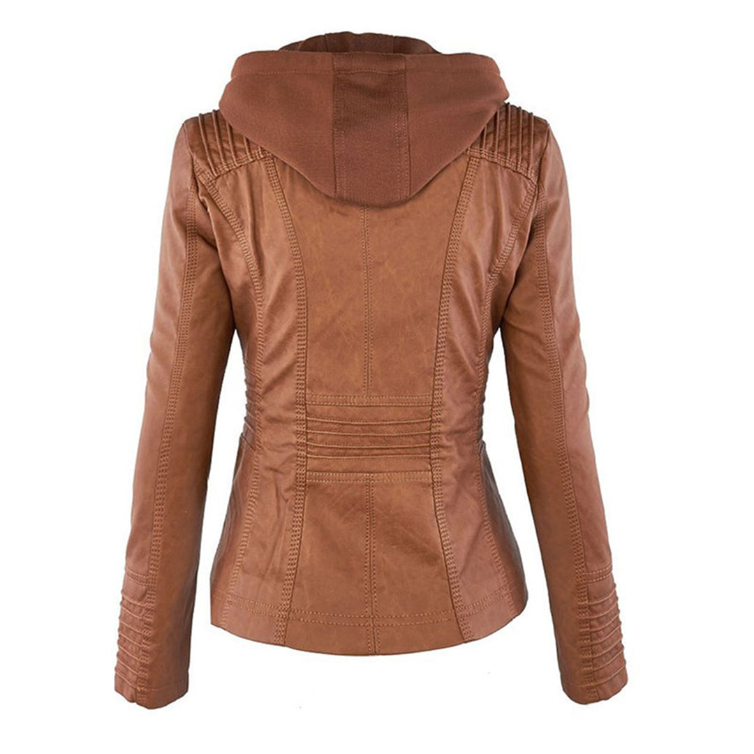 Chaqueta con capucha para mujer | Múltiples bolsillos