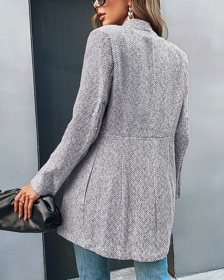 Blazer de mujer largo | Frente abierto