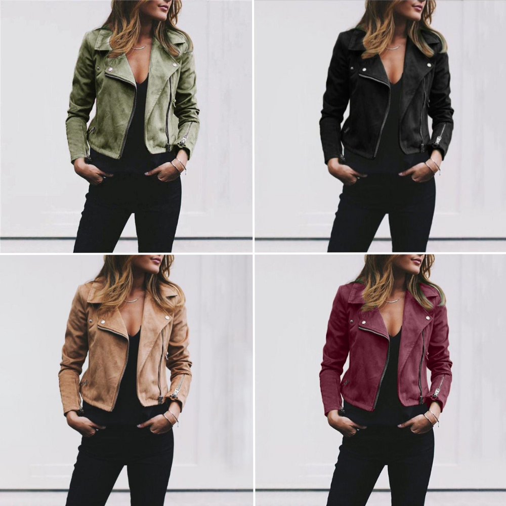 Chaqueta Biker de Mujer | Ante
