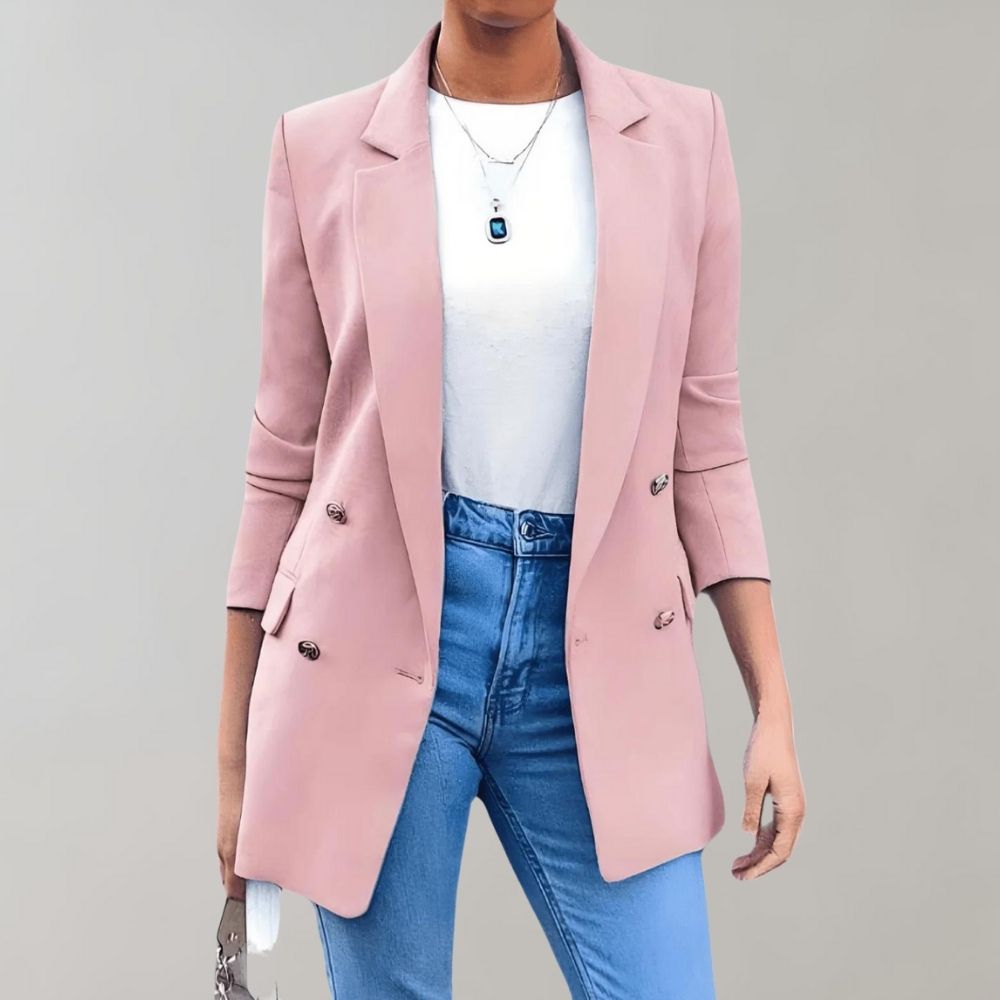 Blazer Mujer Cruzado | Solapa Estrecha