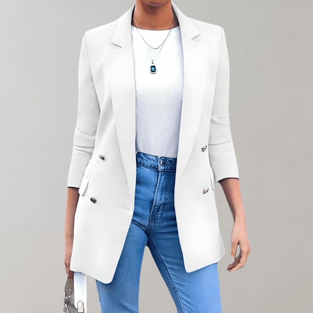 Blazer Mujer Cruzado | Solapa Estrecha