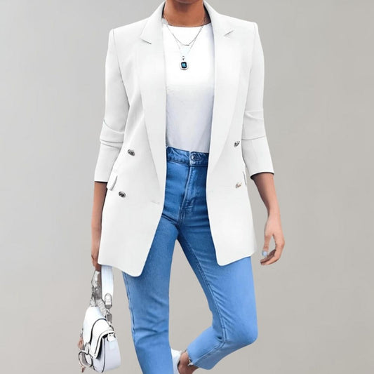 Blazer Mujer Cruzado | Solapa Estrecha