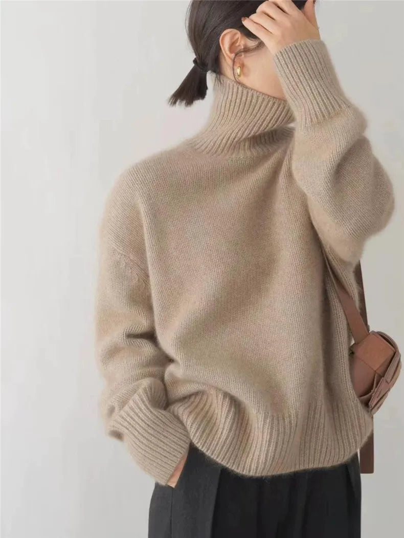 Suéter de Mujer de Cuello Alto | Estilo Clásico