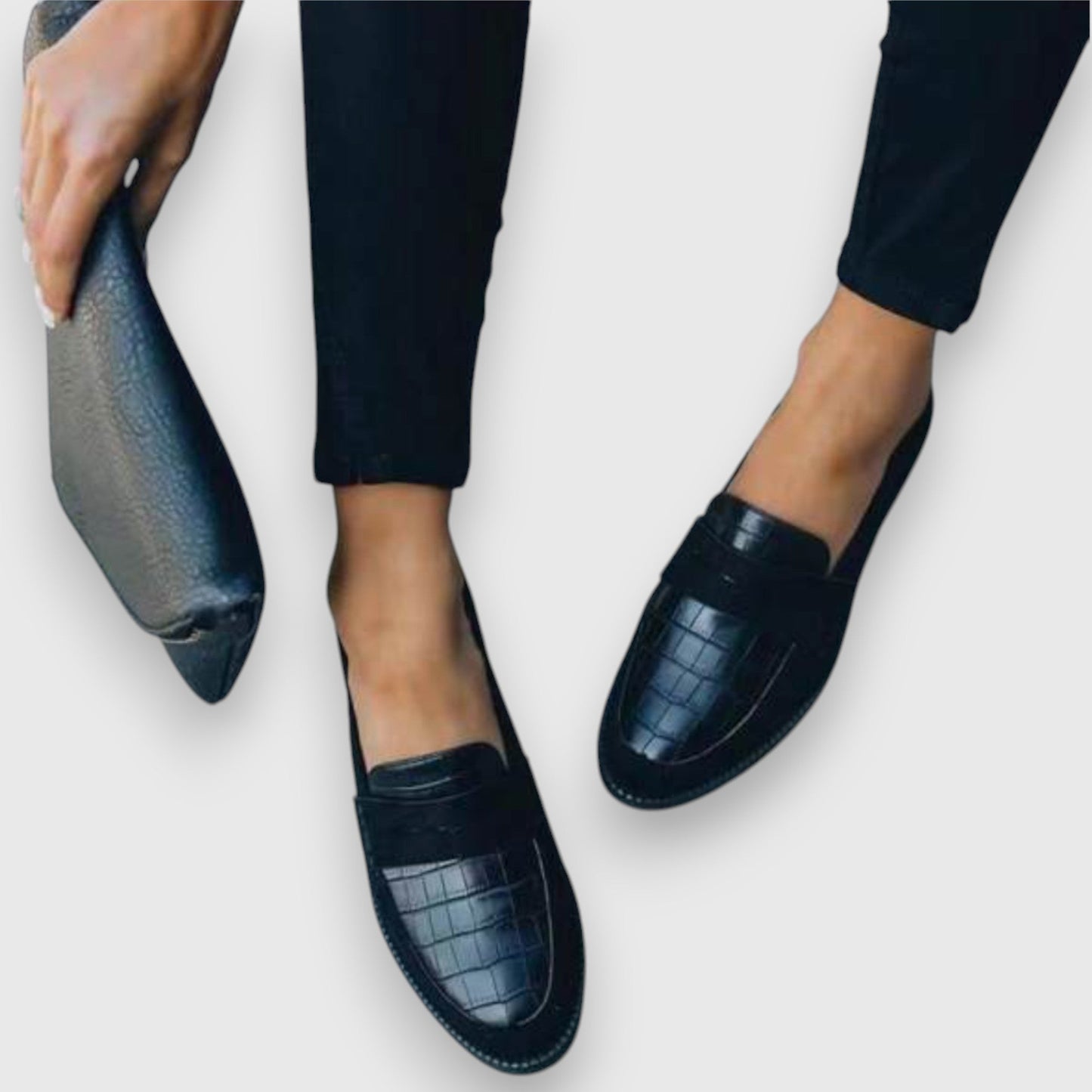 Mocasines de Mujer | Detalle Cocodrilo