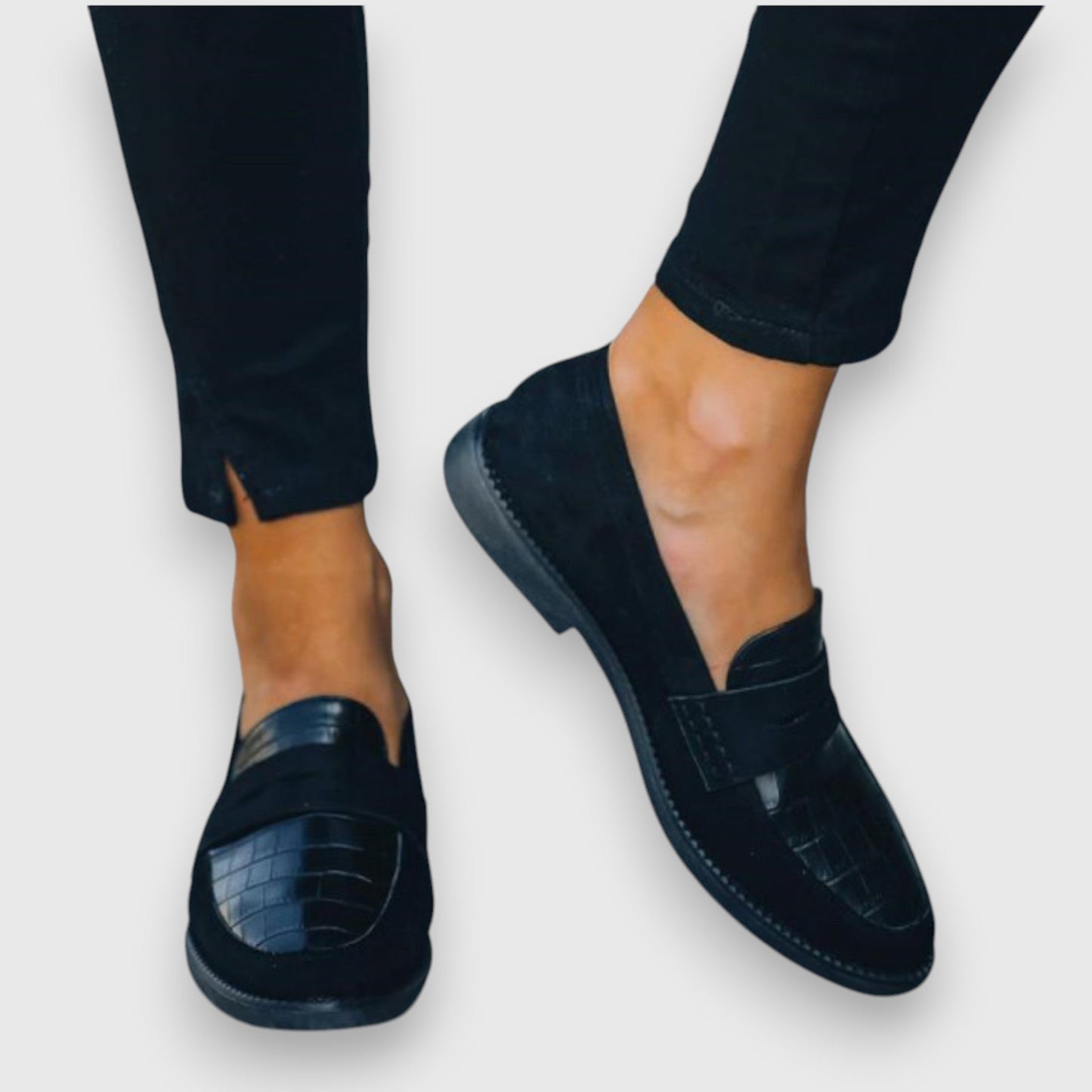 Mocasines de Mujer | Detalle Cocodrilo