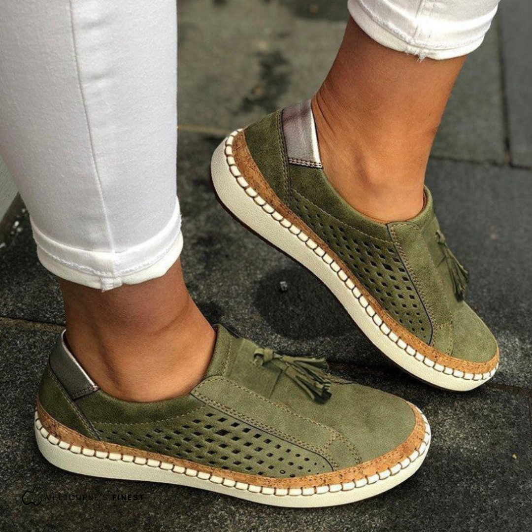 Zapatos Slip-On de Mujer | Perforados