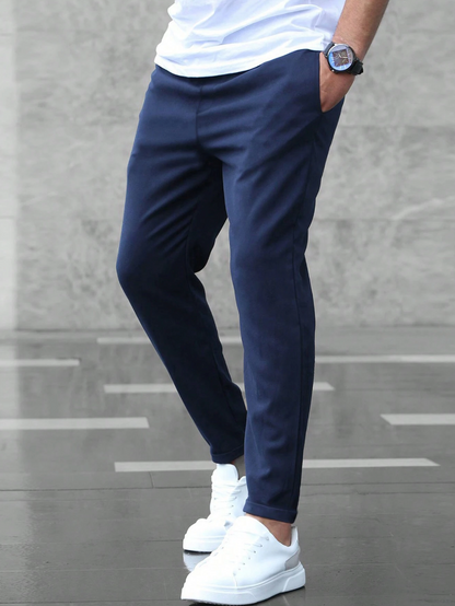 Pantalones Elásticos de Hombre | Cintura con Cordón
