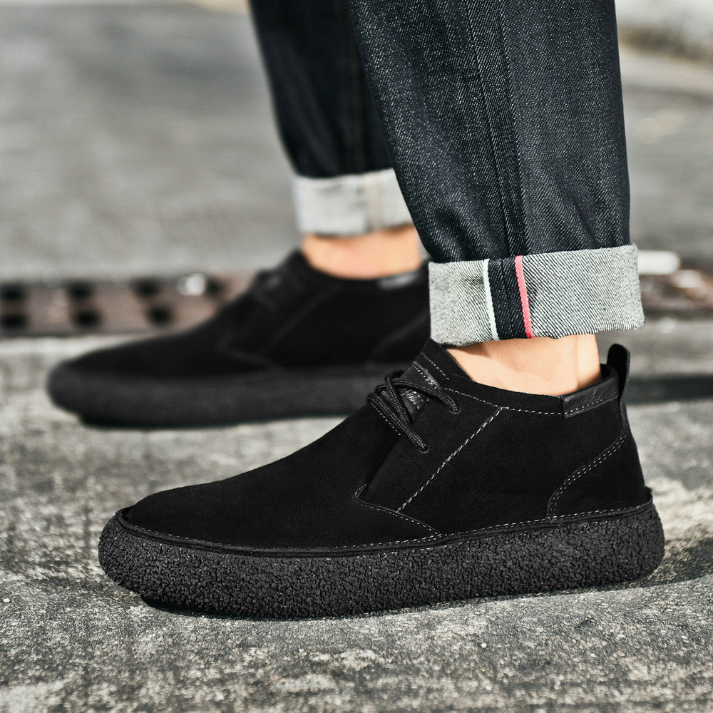 Mocasines de Hombre a Media Altura | Con Cordones