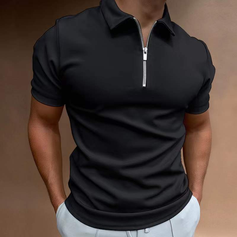 Polo casual de manga corta para hombre