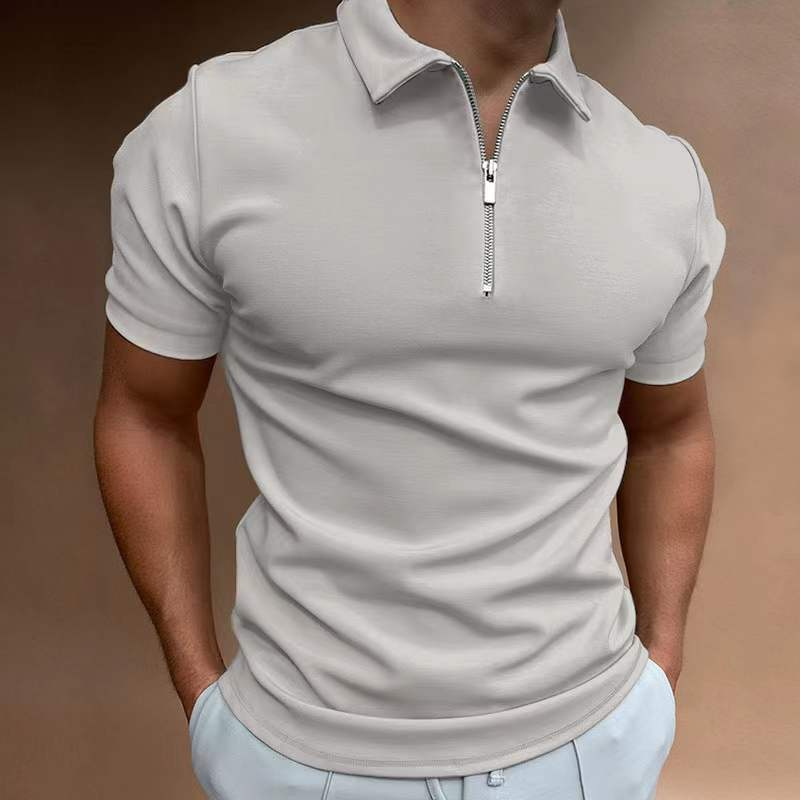 Polo casual de manga corta para hombre