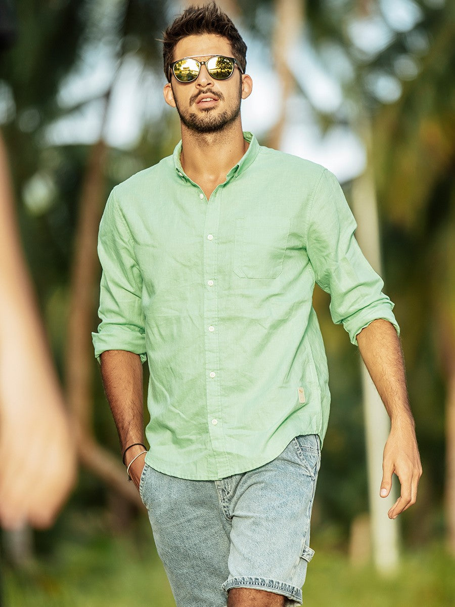 Camisa de manga larga para hombre