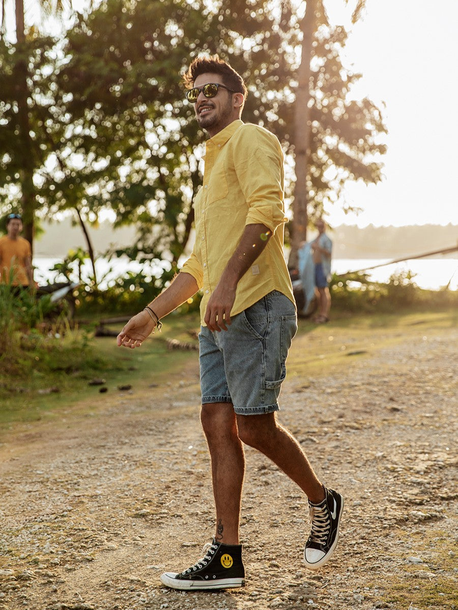 Camisa de manga larga para hombre