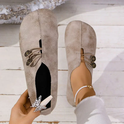 Mocasines de Mujer | Detalle de Botón