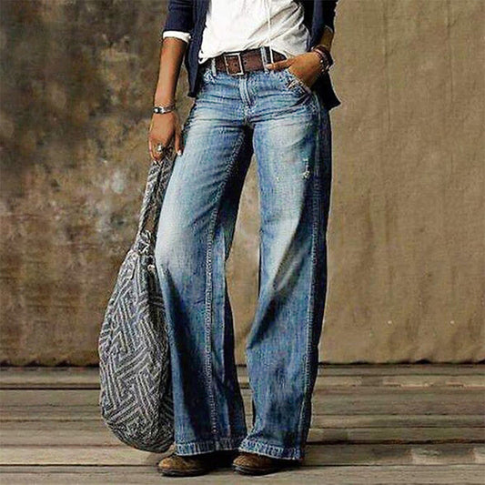 Jeans Rectos de Mujer | Tiro Alto