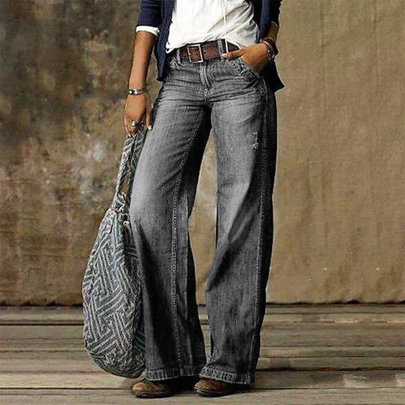 Jeans Rectos de Mujer | Tiro Alto