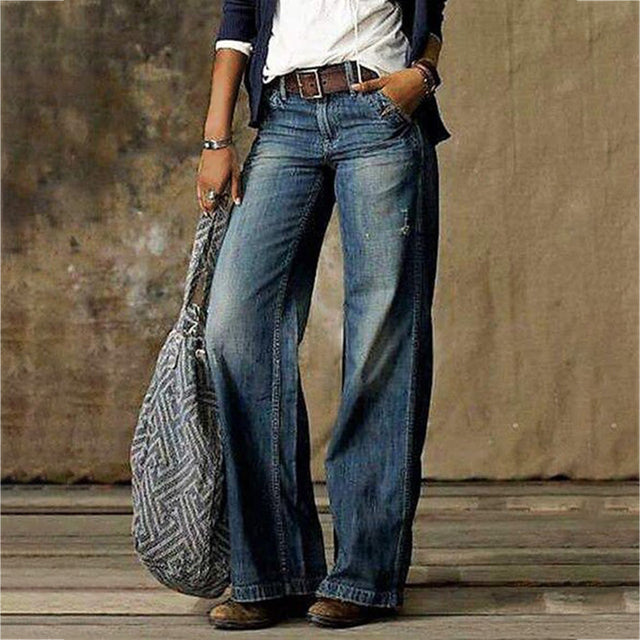Jeans Rectos de Mujer | Tiro Alto