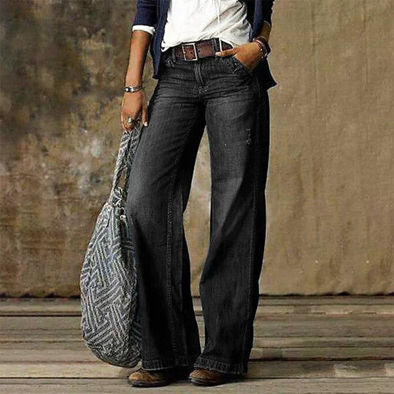 Jeans Rectos de Mujer | Tiro Alto