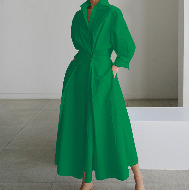 Vestido Maxi de Mujer | Botones Frontales