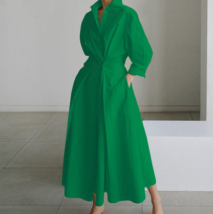 Vestido Maxi de Mujer | Botones Frontales