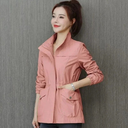 Chaqueta de Mujer de Primavera | Cintura Ajustable