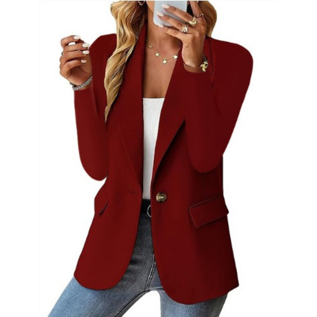 Blazer de mujer de un solo botón | Clásico